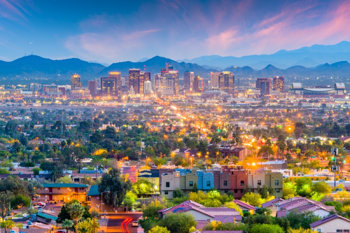 skyline of phoenix arizona