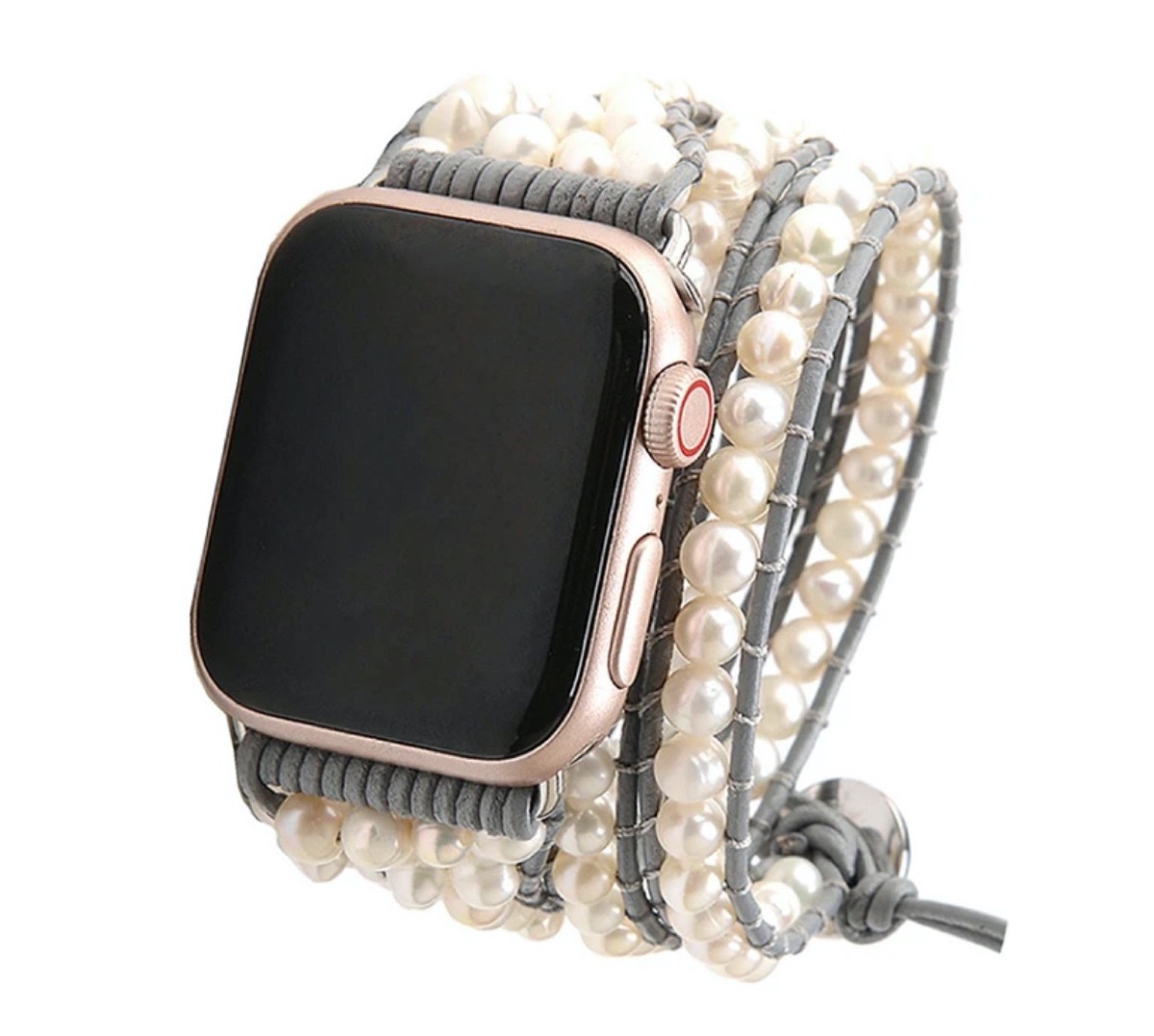 apple watch with pearl strap