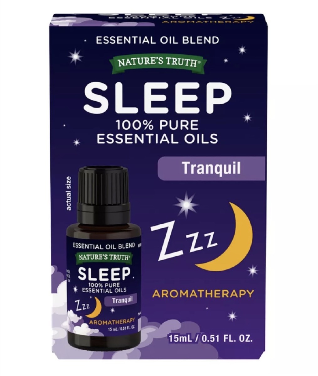 purple box of essential oils, better sleep essentials