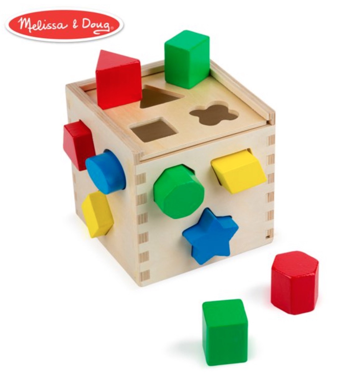 wooden shape sorter toy