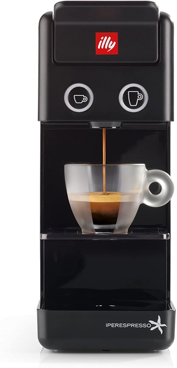 black illy espresso and coffee maker