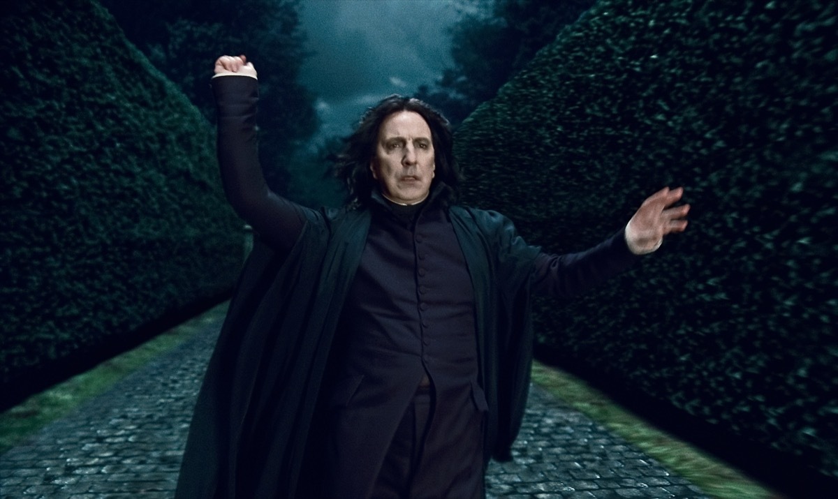 alan rickman as severus snape in harry potter