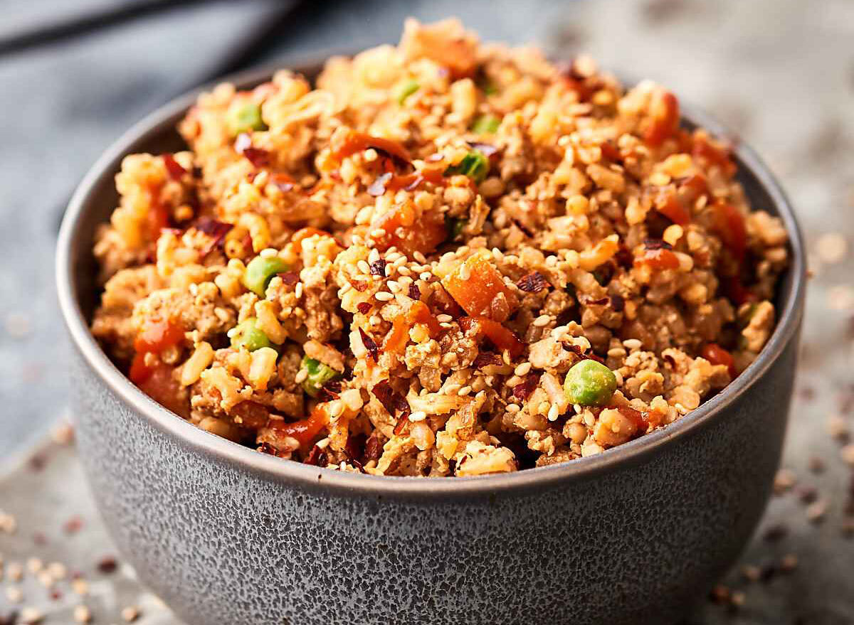 ground turkey fried rice