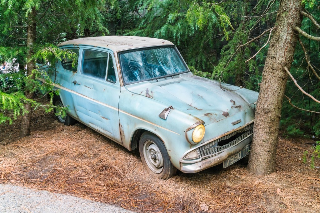 harry potter car