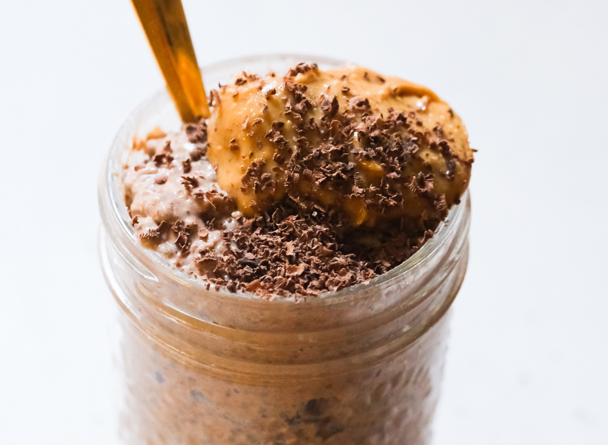 chocolate peanut butter chia pudding