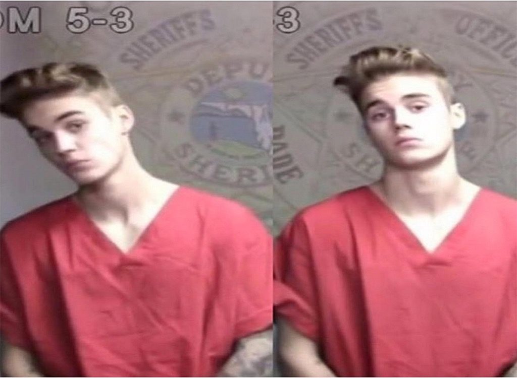 Justin Bieber funny celebrity mugshots