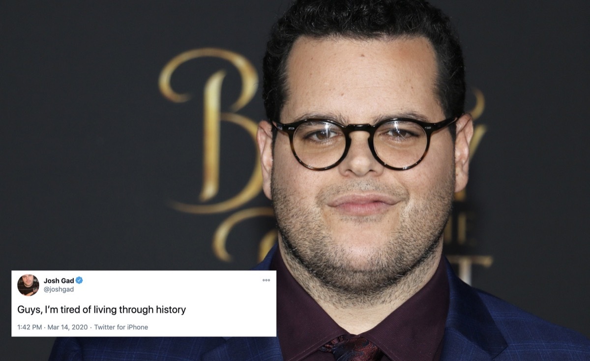 Josh Gad and a Twitter Post