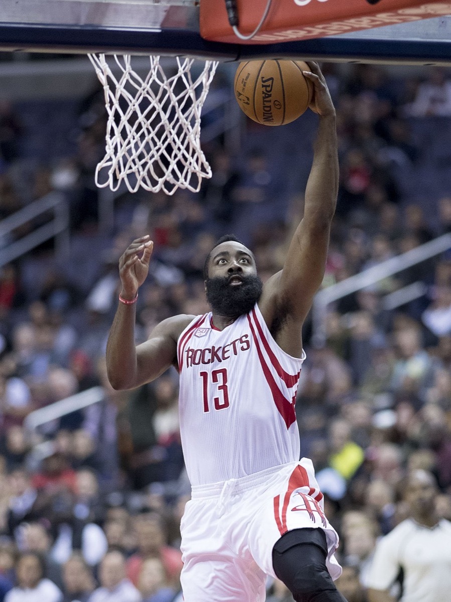 James Harden top-earning celebs