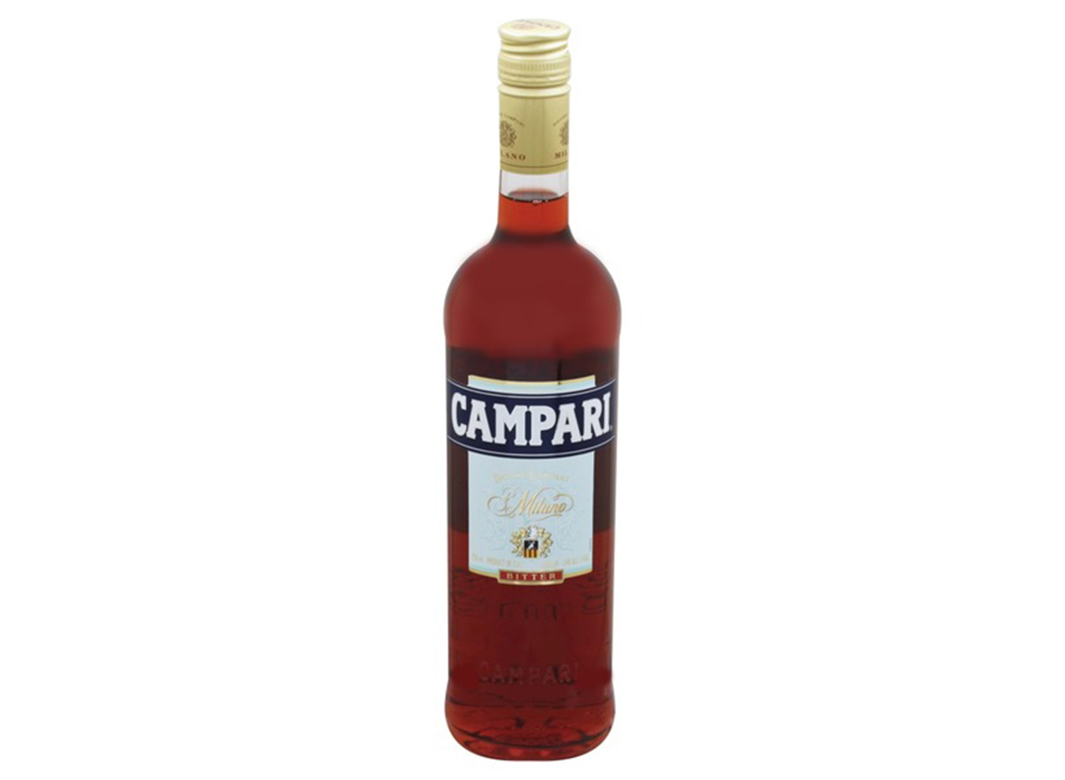 aperitif campari bottle