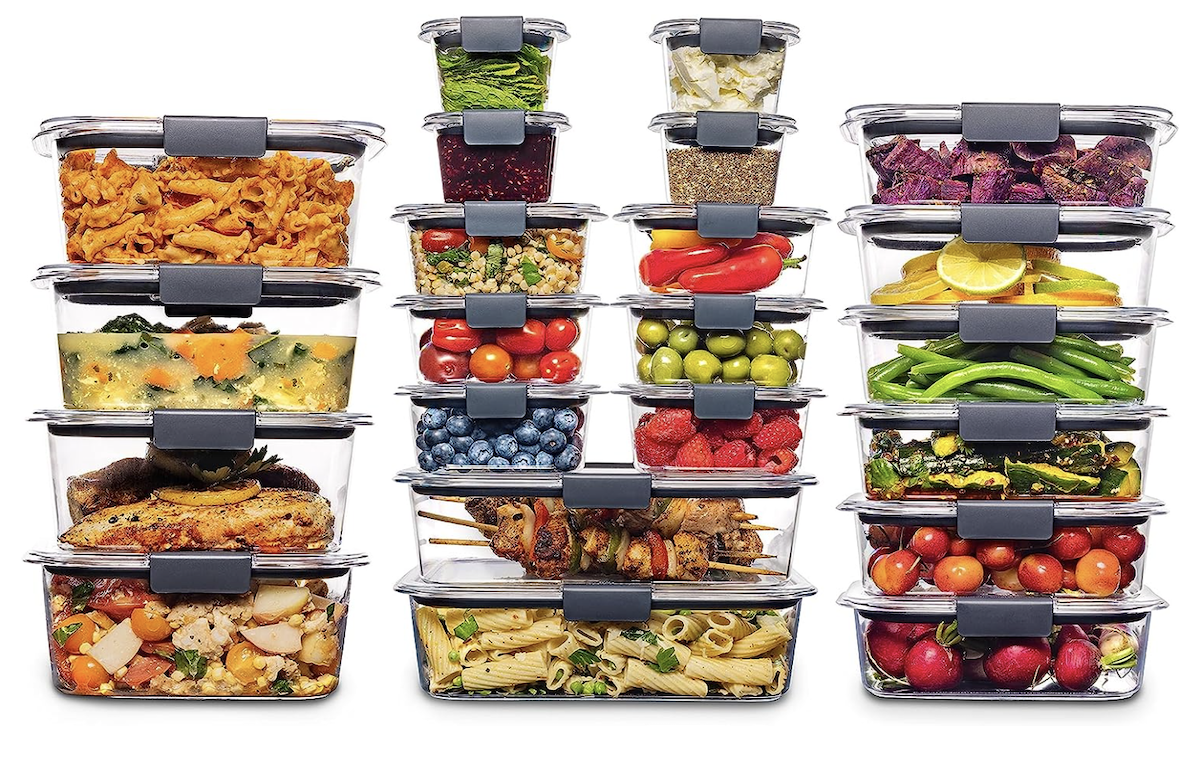 Rubbermaid Brilliance BPA Free 22-Piece Food Storage Containers Set