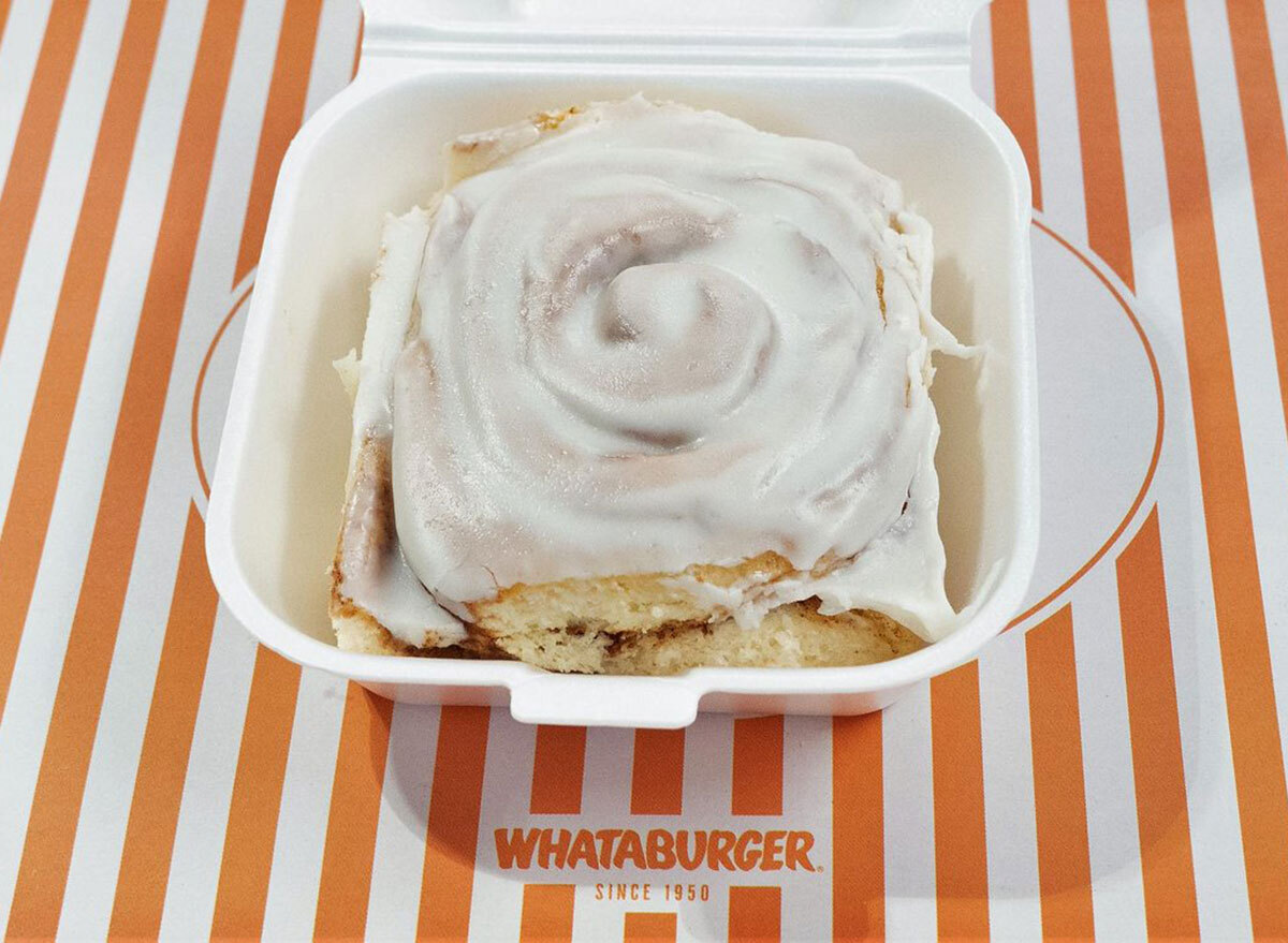 whataburger cinnamon roll