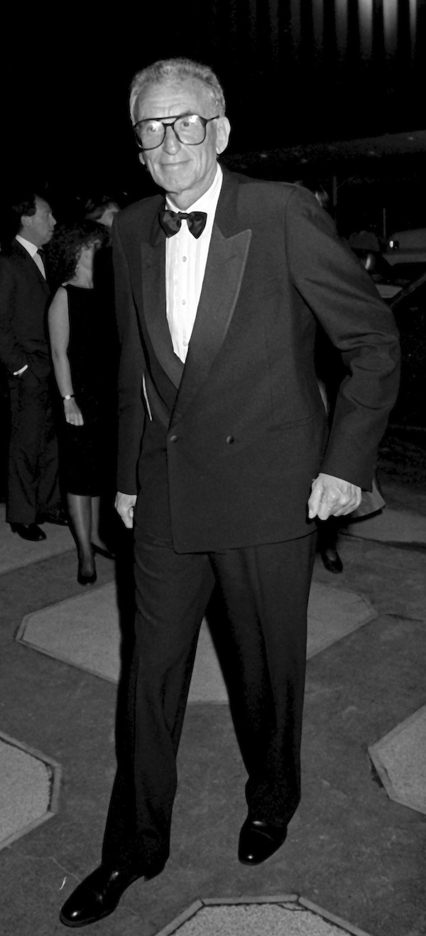 Herbert Ross at the premiere of 