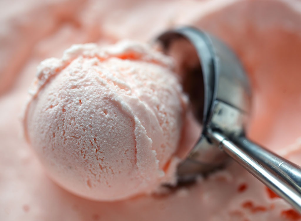 Strawberry ice cream