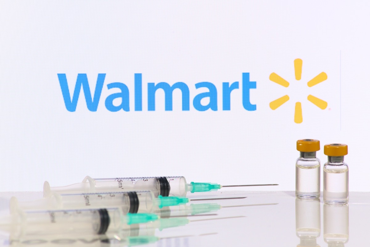 New York, United States- 09 02 2021: Walmart Pharmacies begins administering Covid-19 Vaccines.