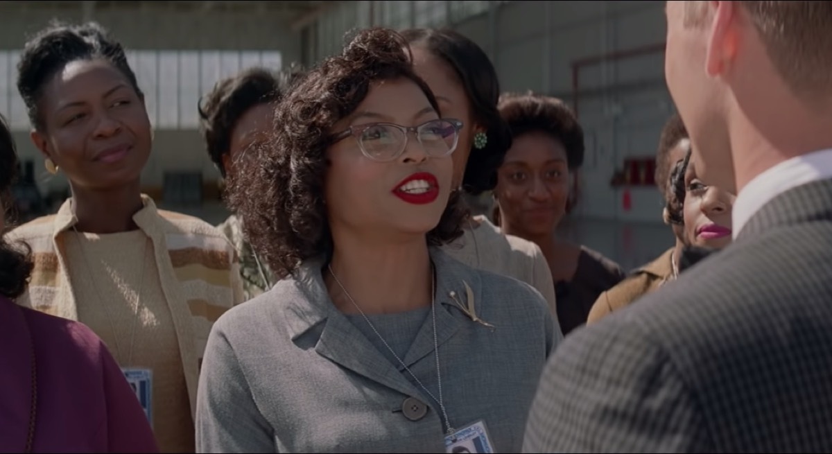 Taraji P. Henson as Katherine Goble in Hidden Figures, inspiring leading ladies in film