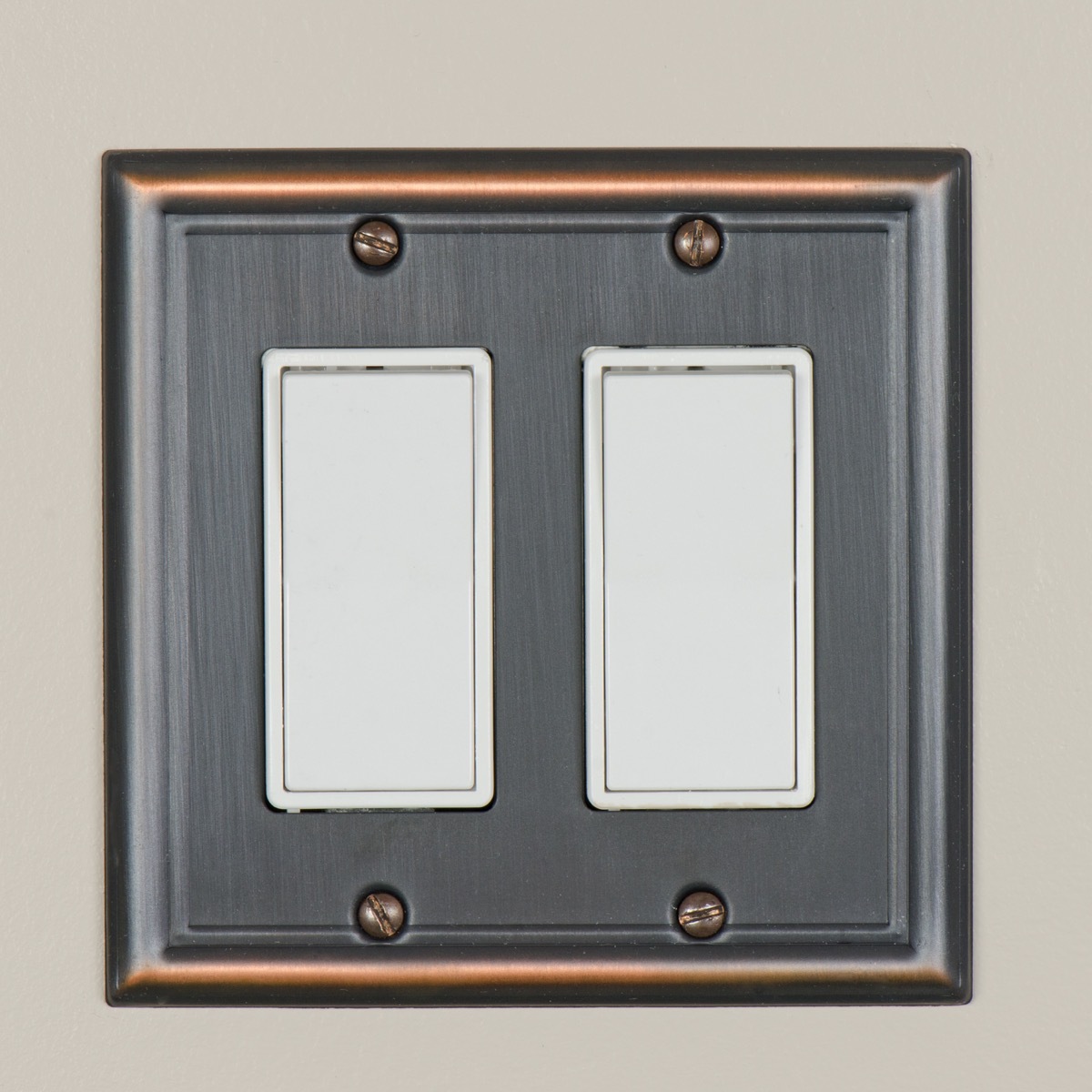 Stainless steel light switch plate