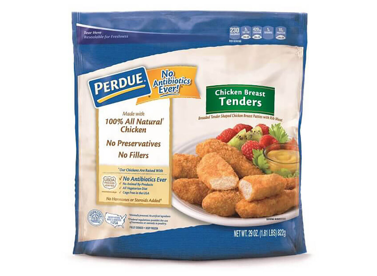 bag of frozen perdue chicken breast tenders