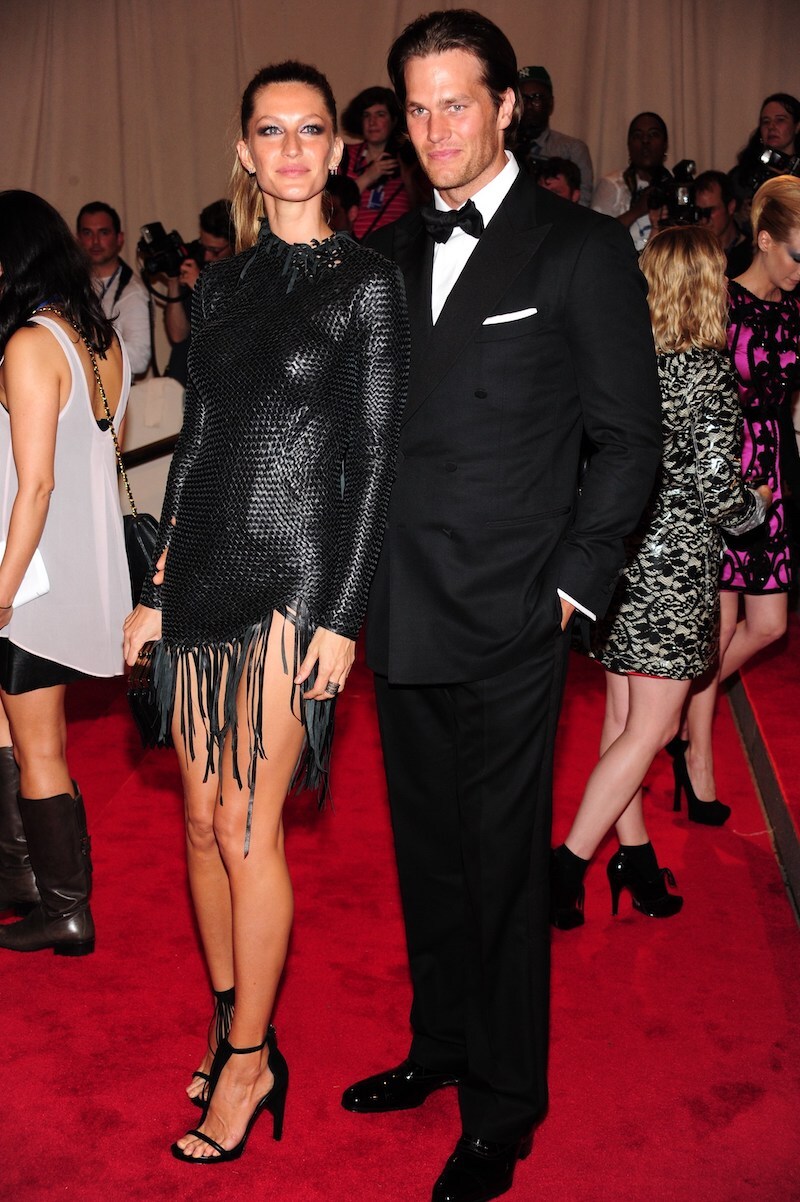 Gisele Bündchen and Tom Brady at the 2010 Met Gala