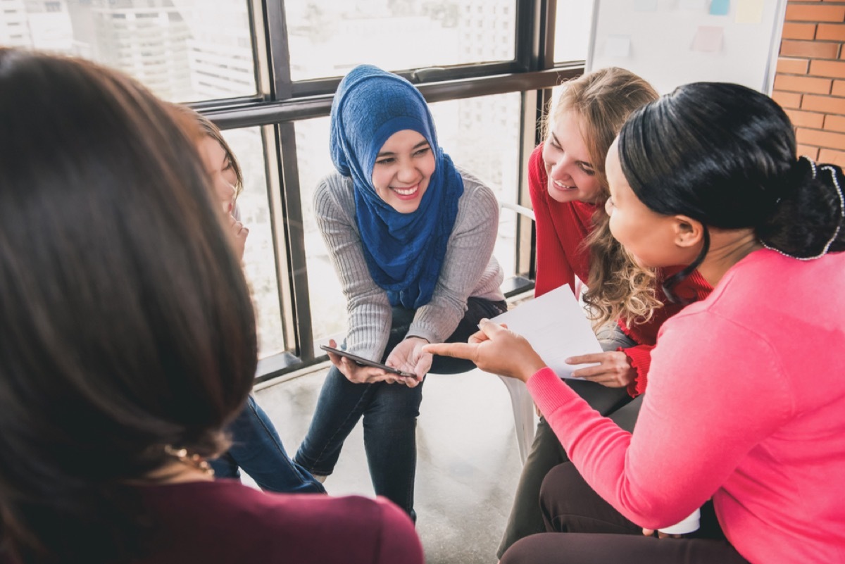 Diverse Group of Female Friends