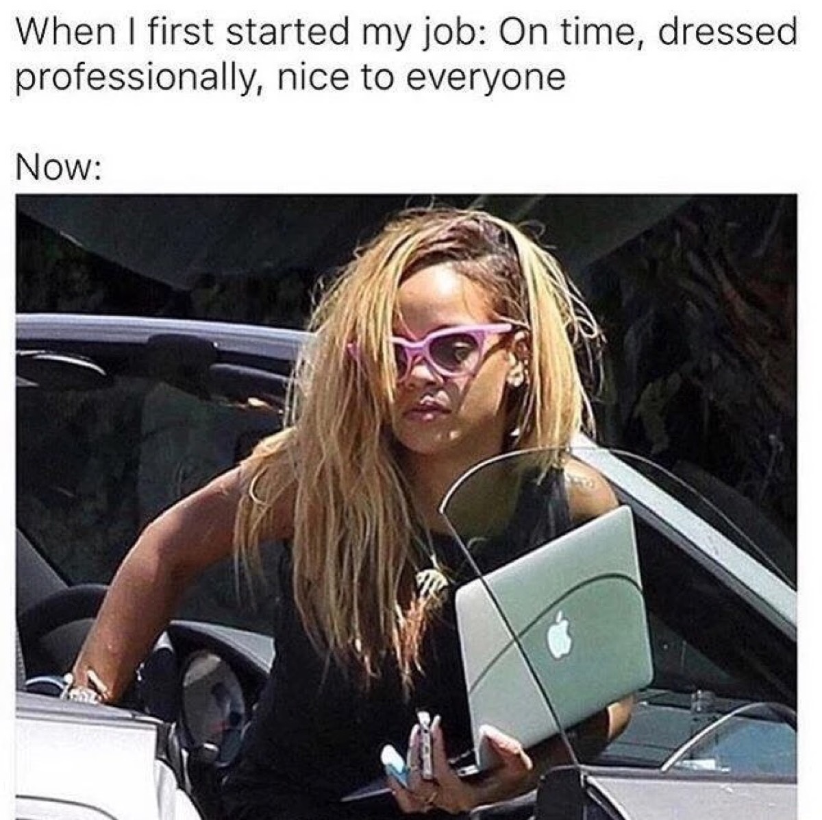 rhianna funny work meme