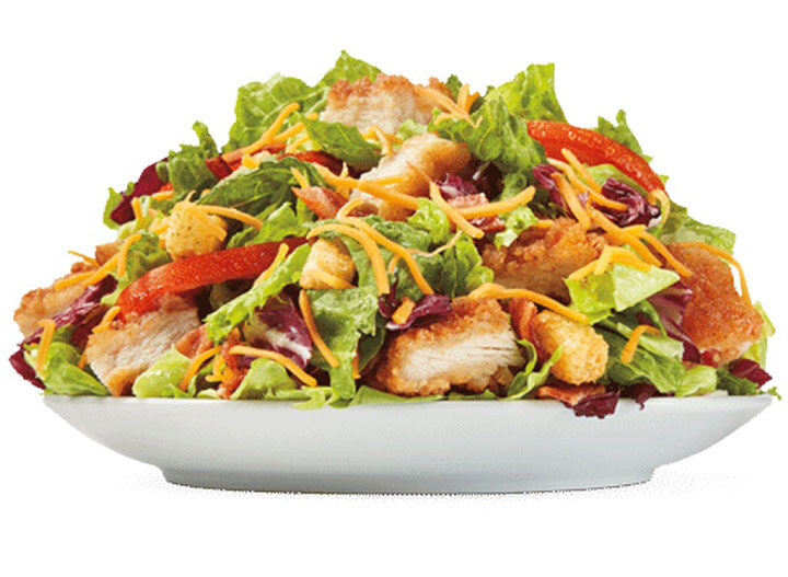 Burger king crispy chicken club salad