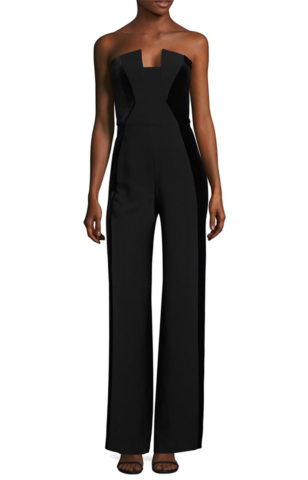 fall weddings, black jumpsuit