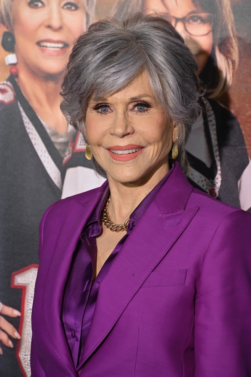 Jane Fonda at the premiere of 