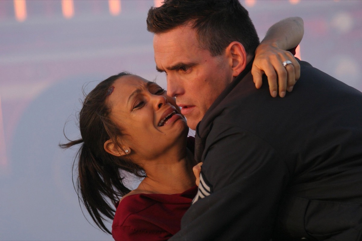 Thandiwe Newton and Matt Dillon in Crash