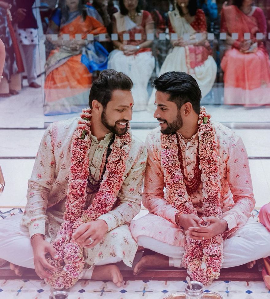 Gay Couple Immortalizes Gorgeous Traditional Indian Wedding #3 | Her Beauty