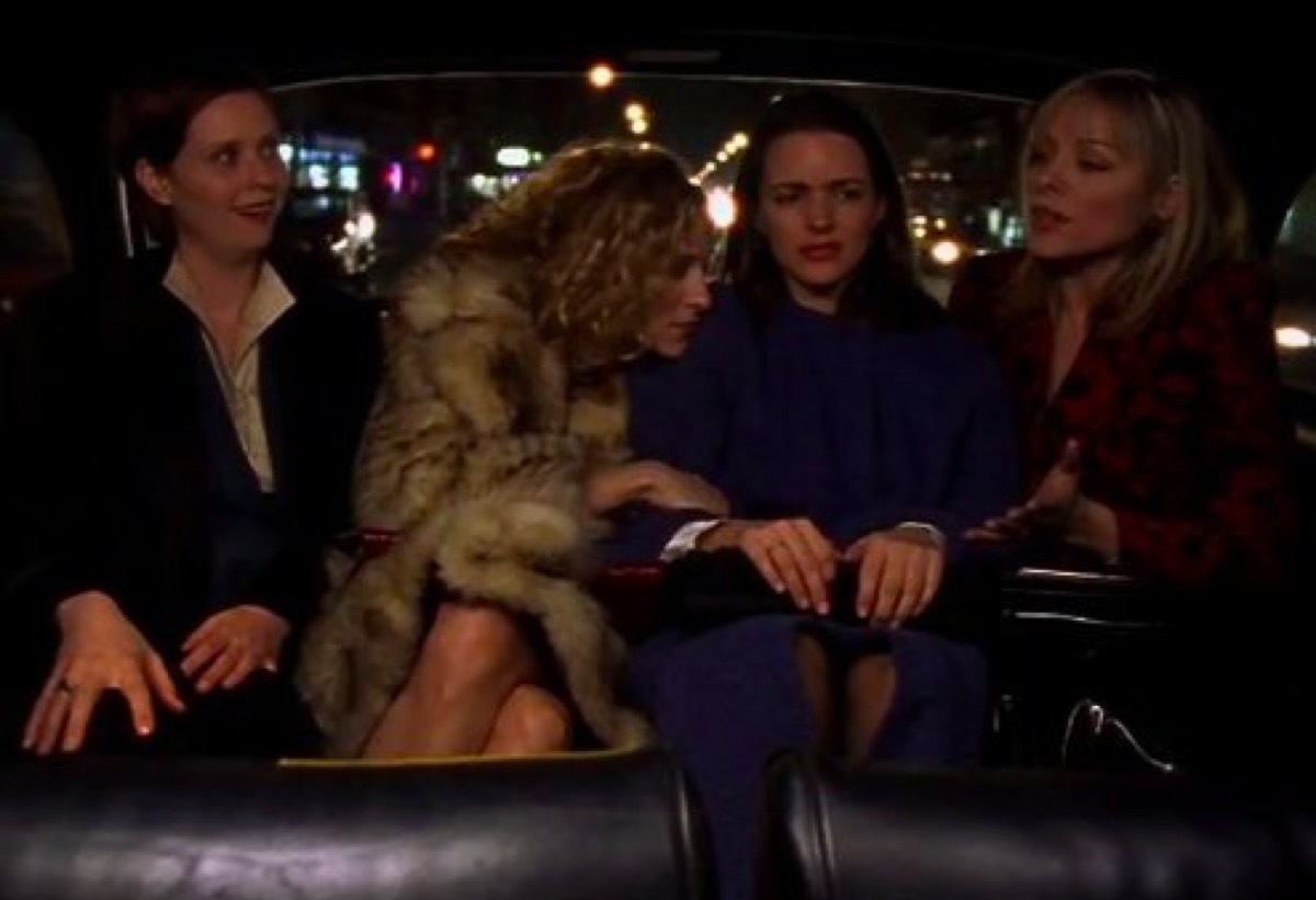 Cynthia Nixon, Sarah Jessica Parker, Kristin Davis, and Kim Cattrall in Sex and the City