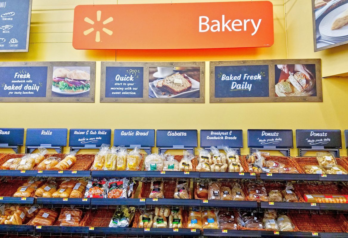 Walmart's bakery section