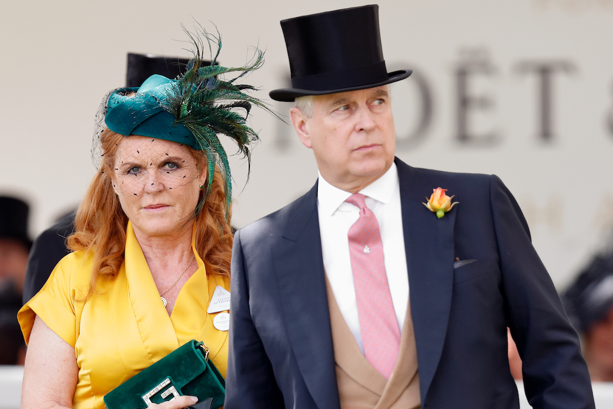 Sarah Ferguson, Duchess of York and Prince Andrew, Duke of York attend day four of Royal Ascot at Ascot Racecourse on June 21, 2019 in Ascot, England.