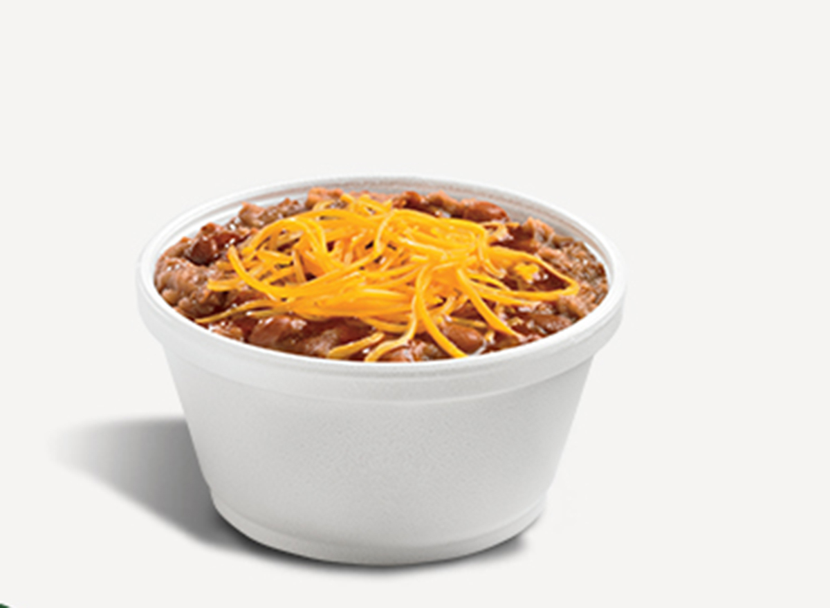 del taco bean and cheese cup