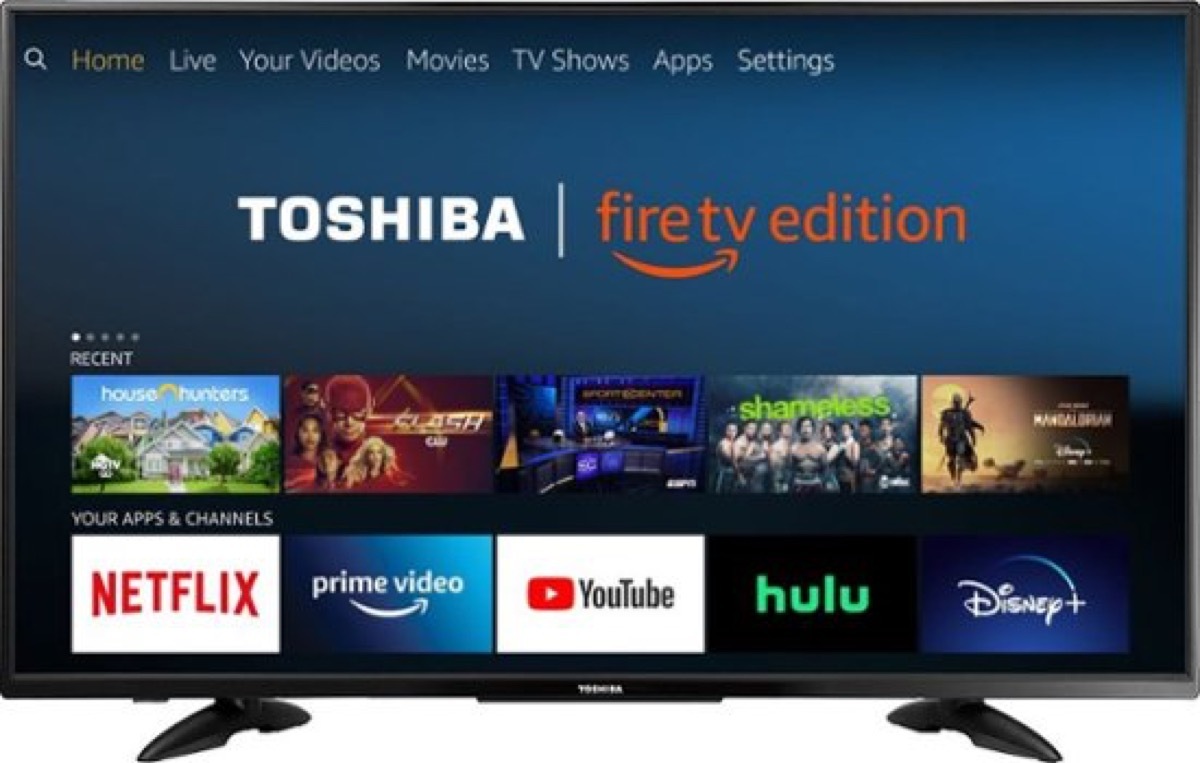 TV with streaming services loaded