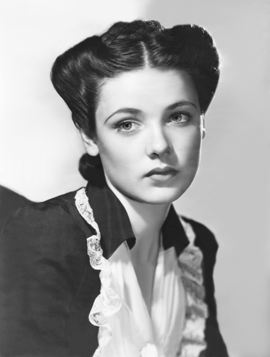 Gene Tierney Omelet Fold Hairstyle