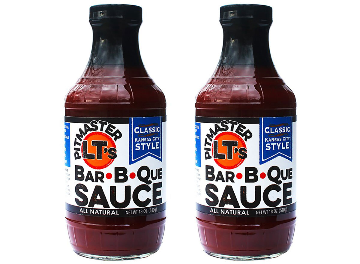 bottles of pitmaster lts bbq sauce