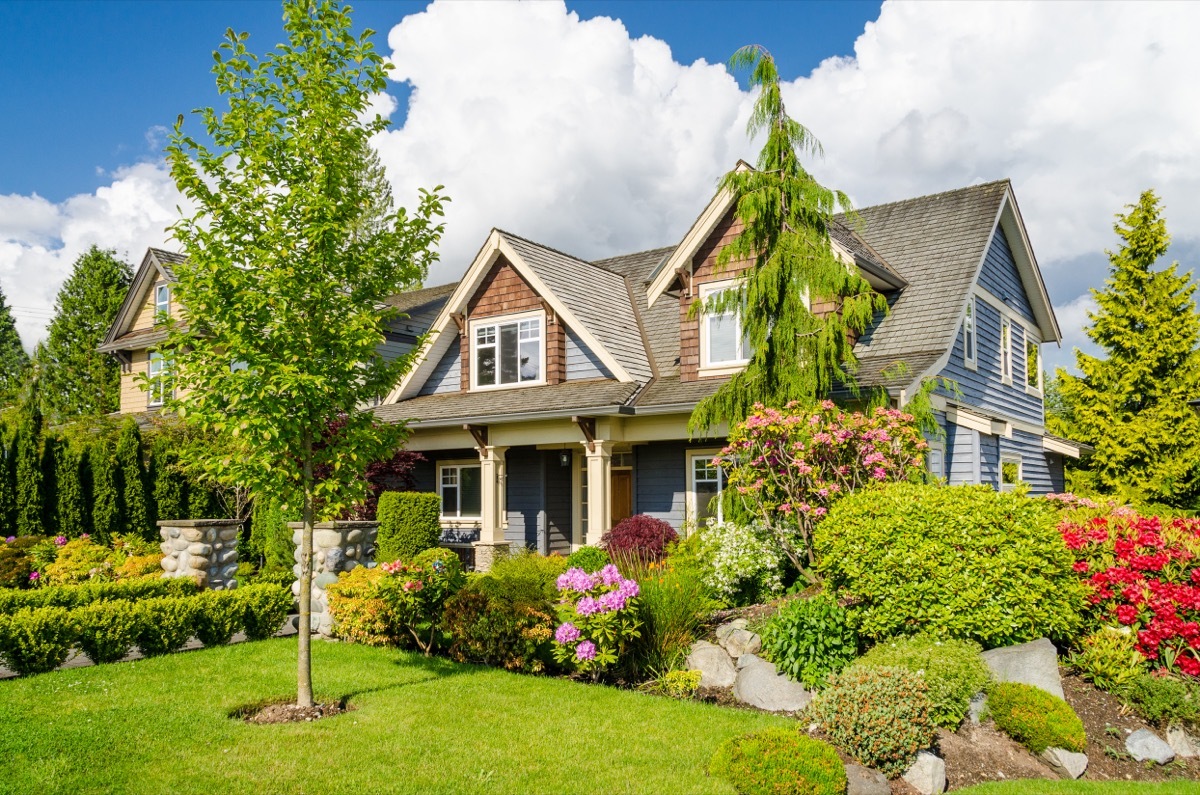 landscaping outside home