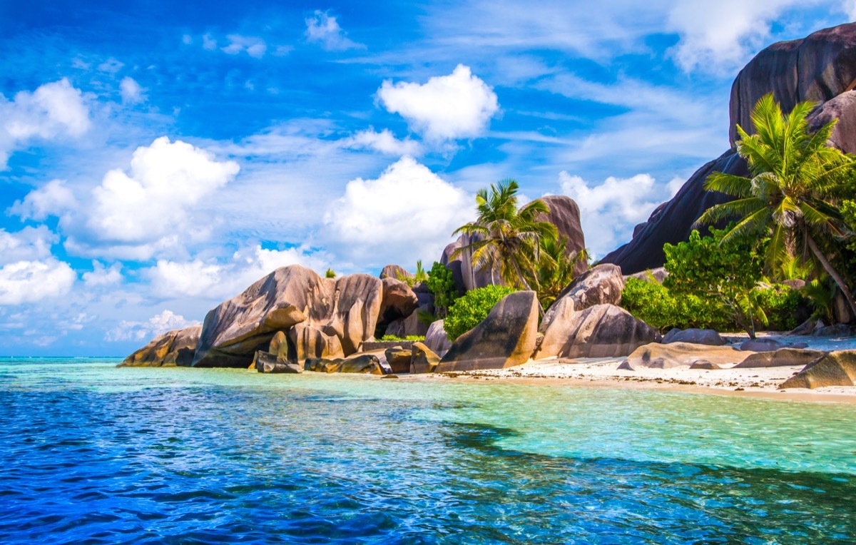 seychelles island coastal view