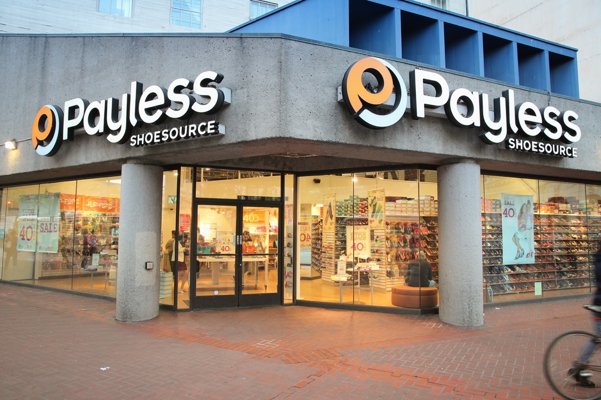 A Payless Storefront {Save Money on Shoes}