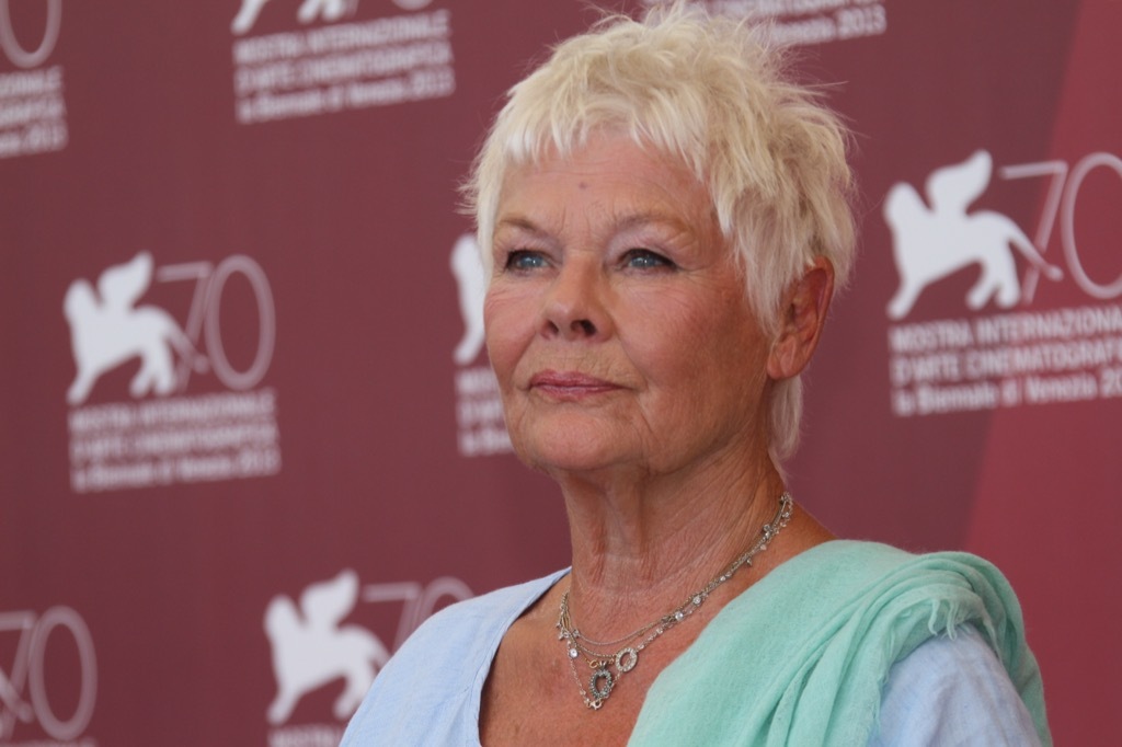 Judi Dench became famous after 40