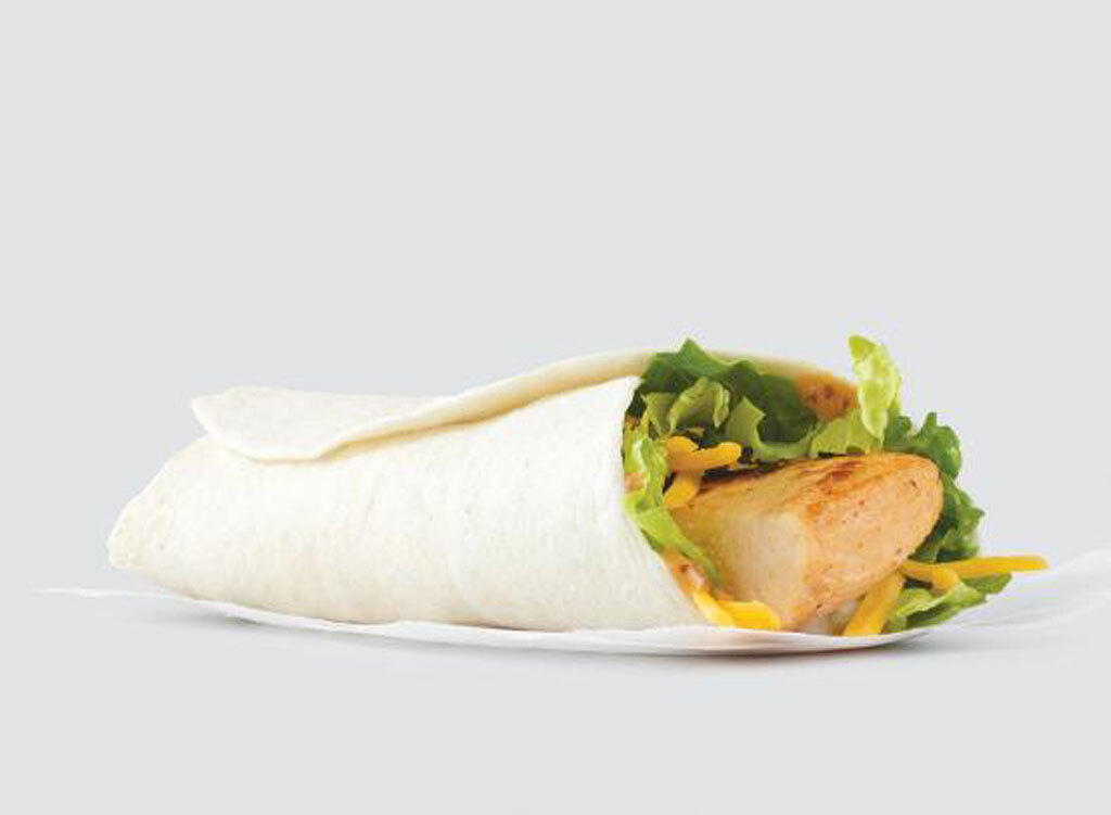 wendy's menu grilled chicken wrap