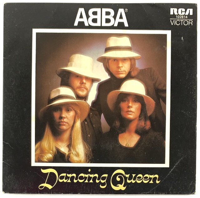 abba dancing queen record cover