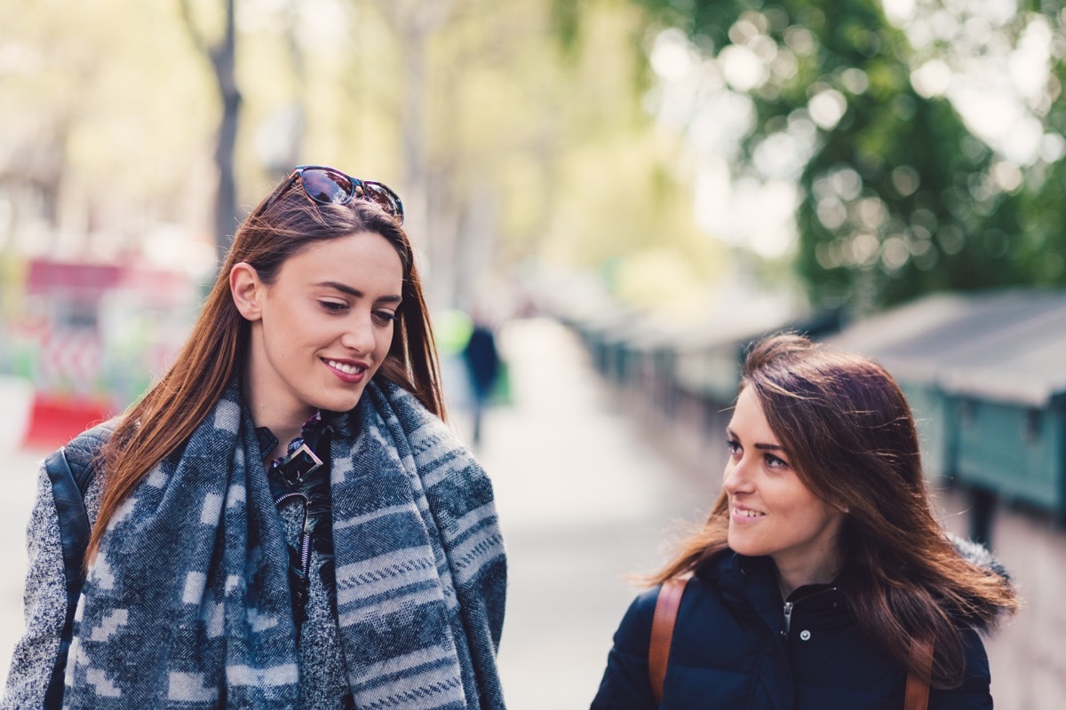 Friends in Paris spending time together