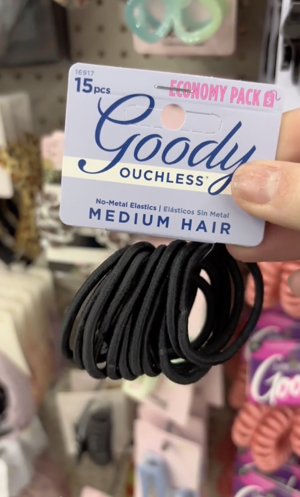 goody hair ties black