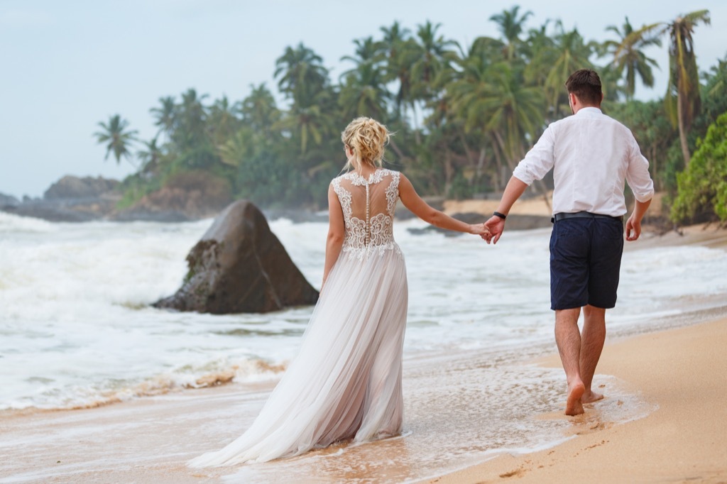 beach wedding This Is the Age Most People Get Married in Every U.S. State