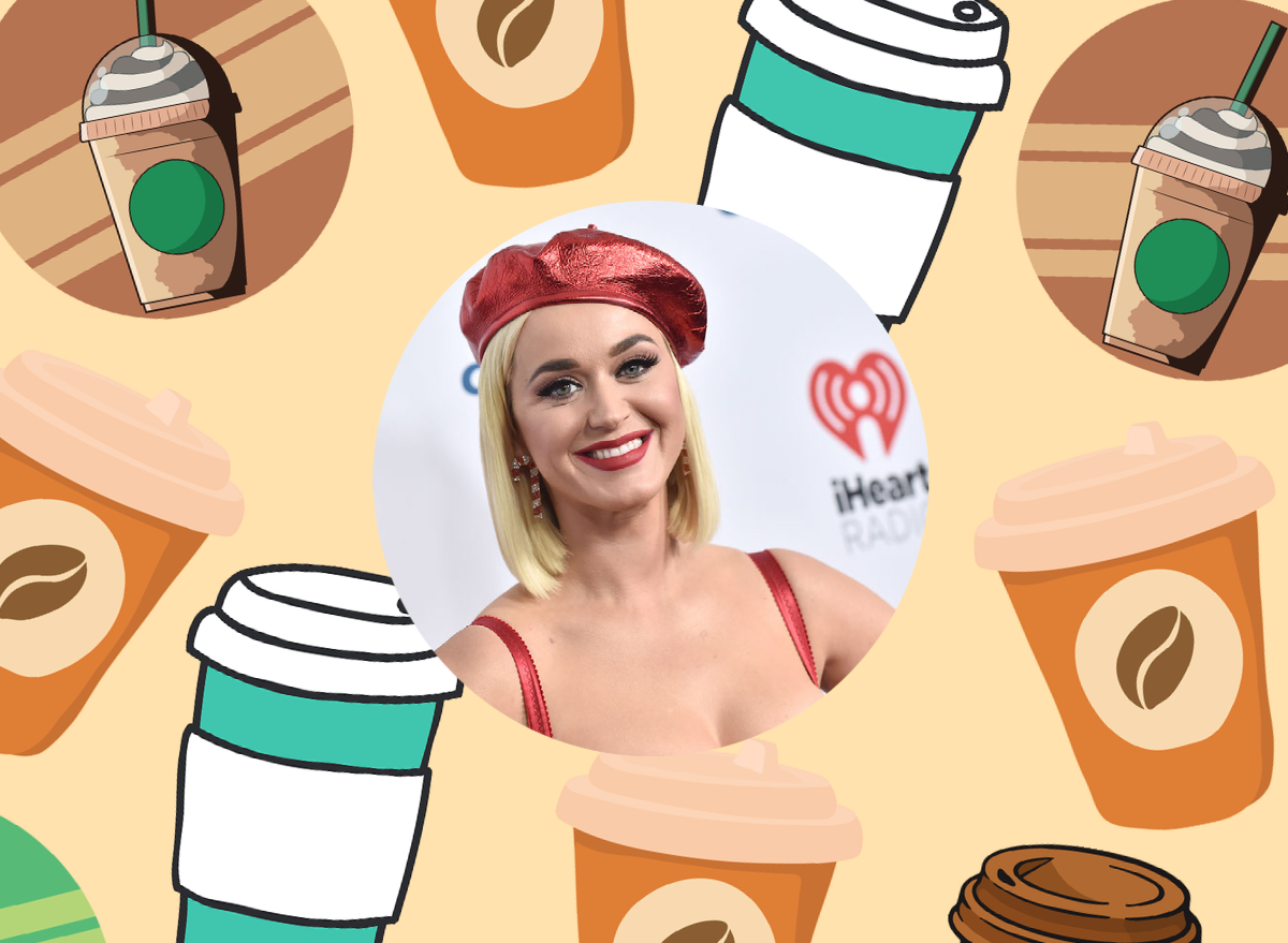 katy perry starbucks