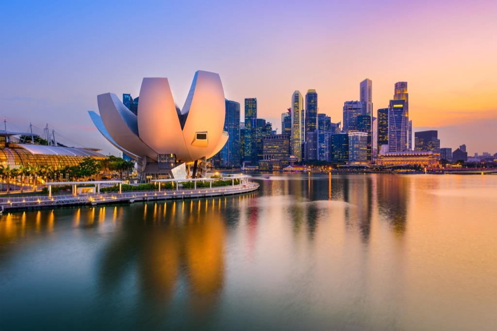 Singapore Cleanest Cities National Geographic bee questions