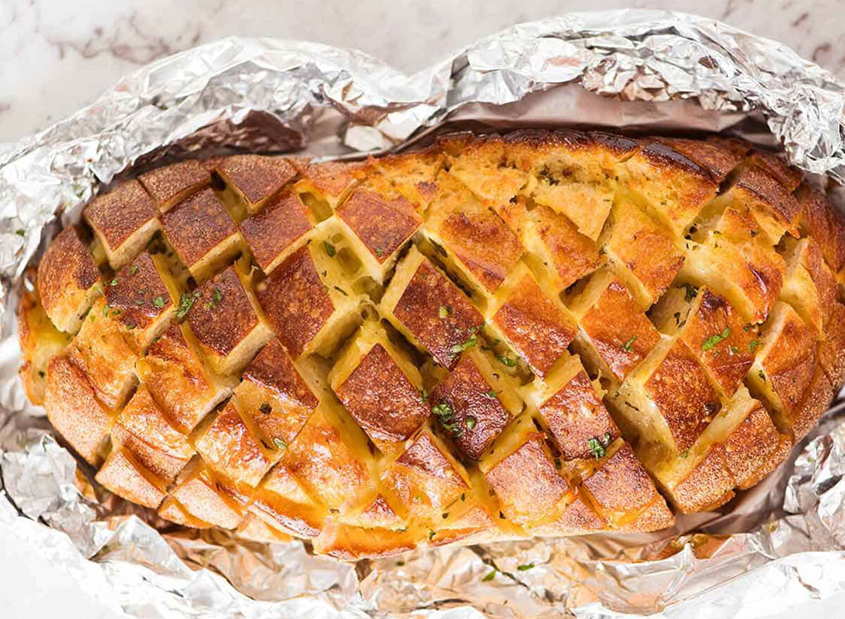 cheese and garlic pull apart bread