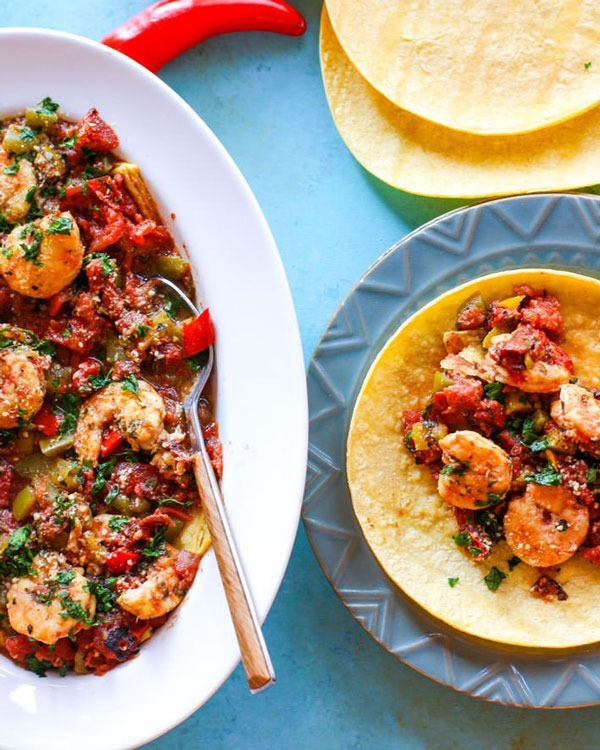 Shrimp recipes Crock Pot Fire Roasted Shrimp Tacos