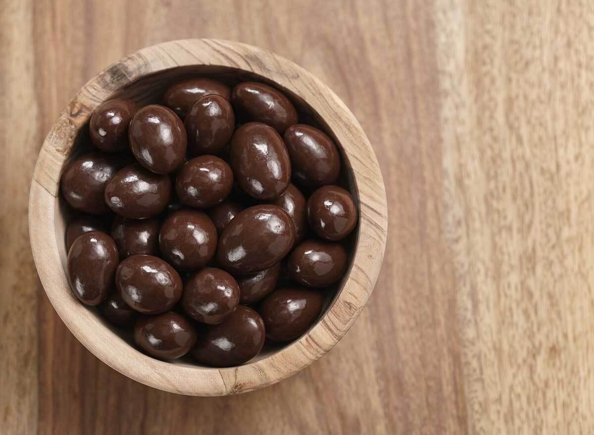 chocolate covered almonds